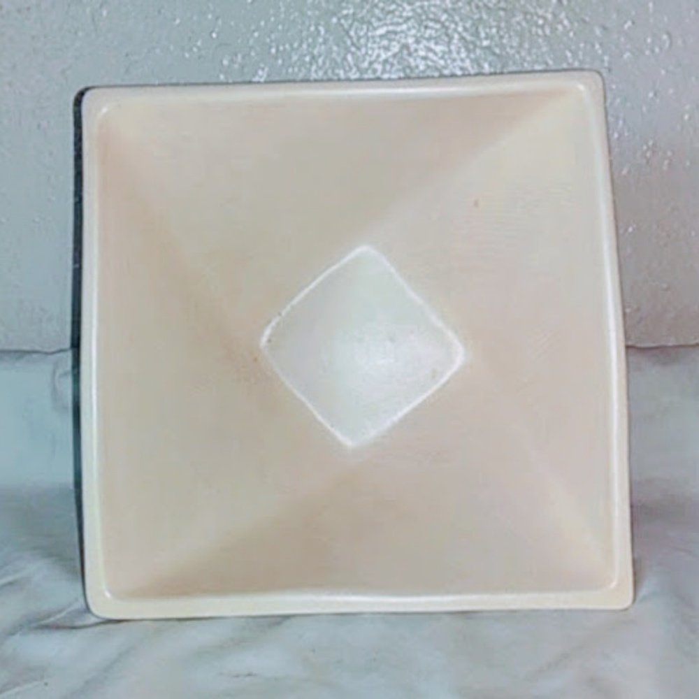 RARE Haeger Matte White Fruit Bowl/Planter Mid Cen